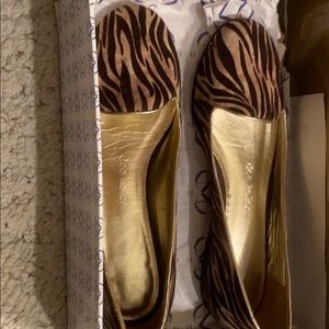 Dee Keller Zebra Slip Ons